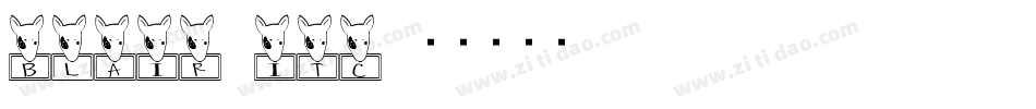 BLAIR ITC字体转换